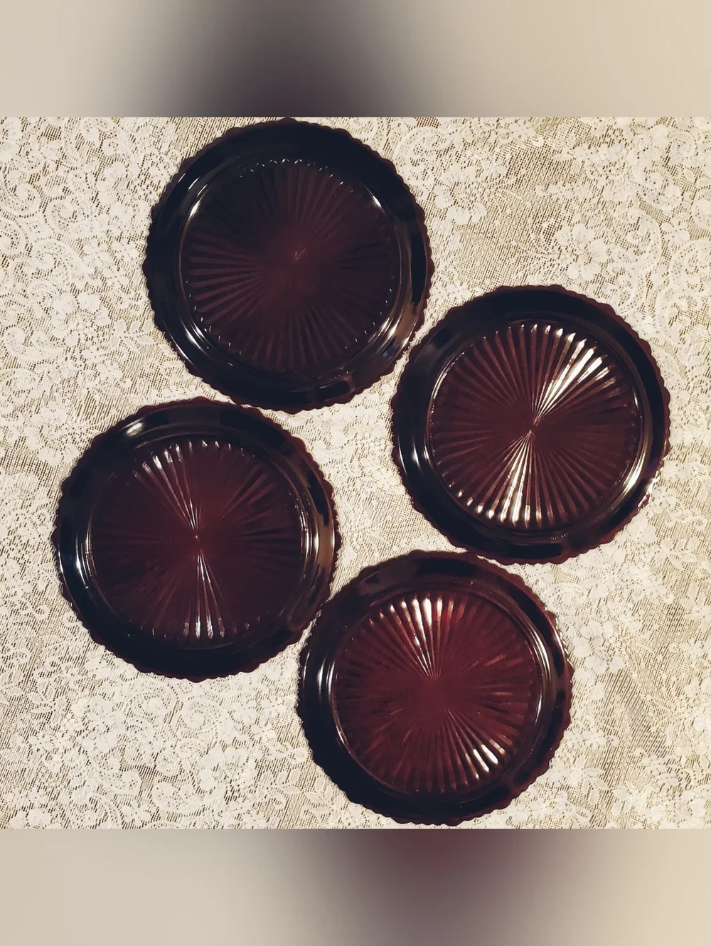 avon dinner plates